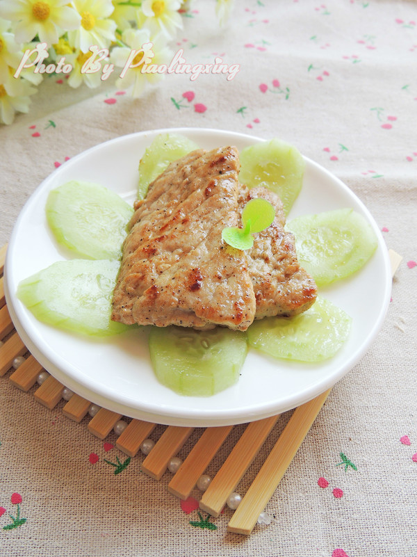 电饼铛香煎孜然大排的做法步骤：10