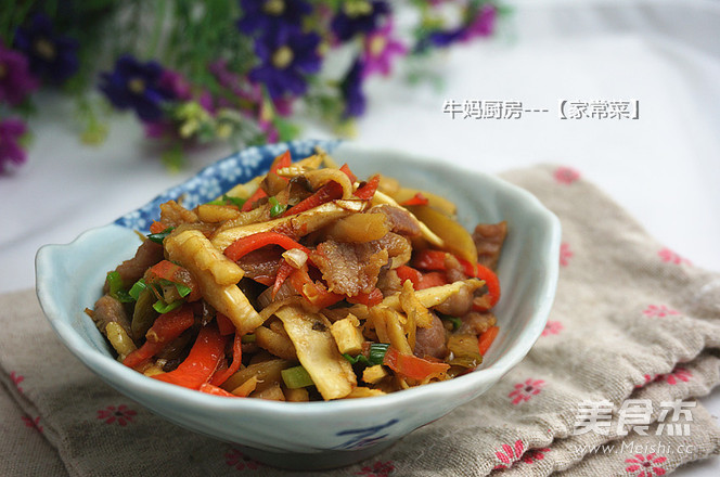 什锦榨菜小炒的做法步骤:4
