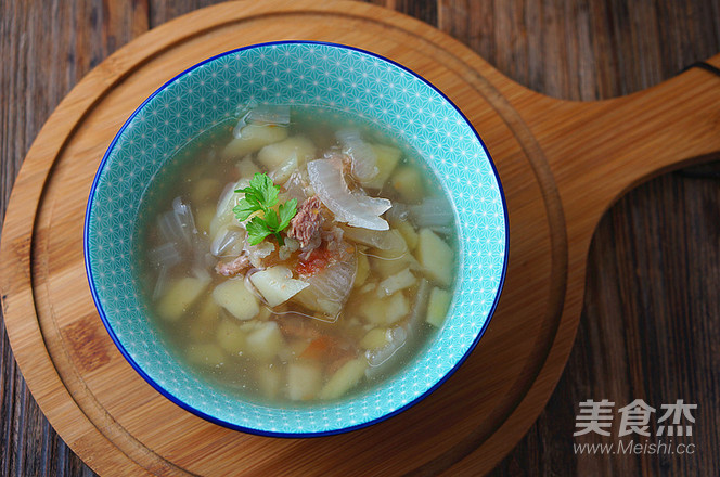 豆浆机版时蔬牛肉汤的做法步骤：10