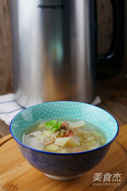 豆浆机版时蔬牛肉汤的做法步骤：8