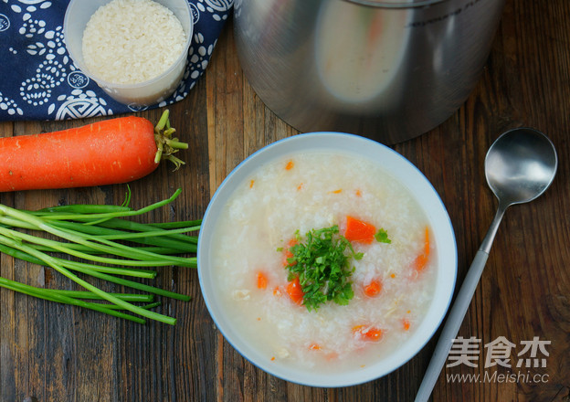 豆浆机版鸡肉胡萝卜粥的做法步骤:9