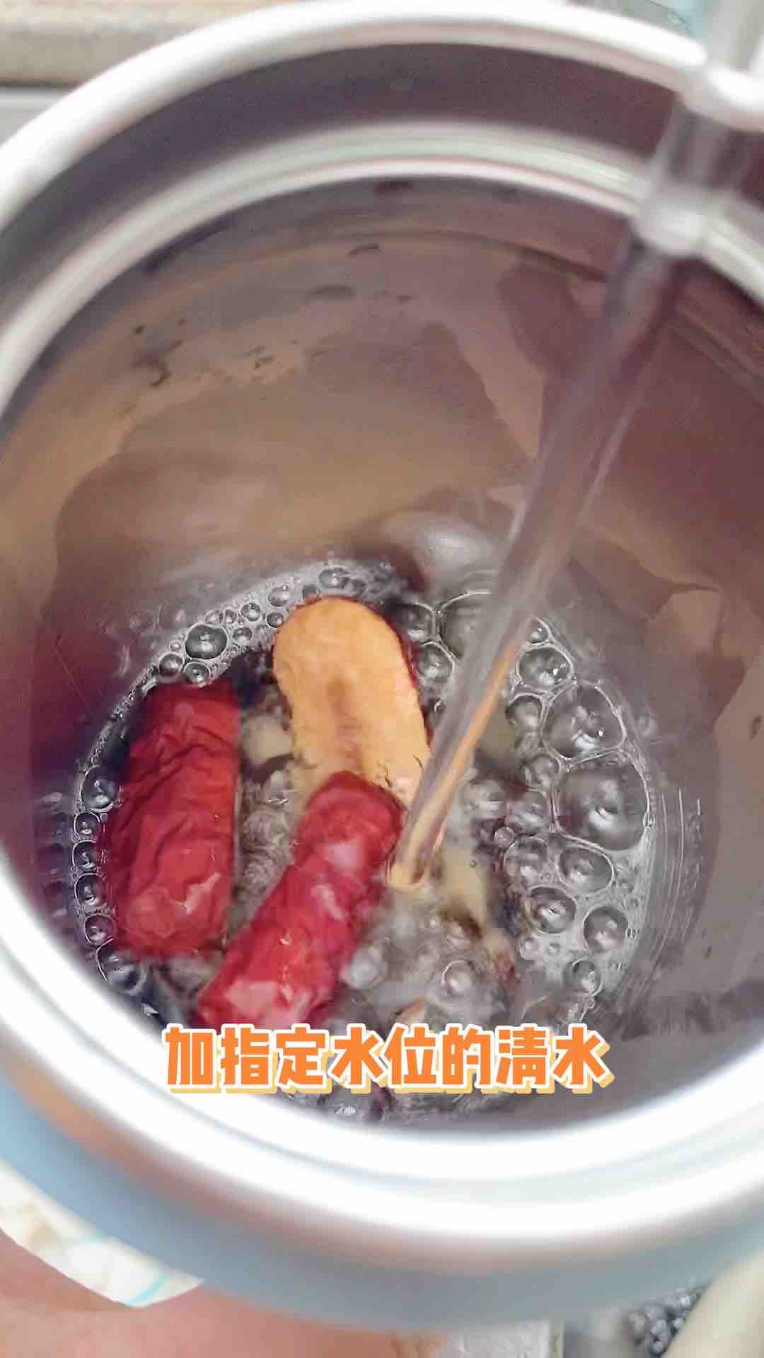 红枣麦仁豆浆的做法步骤：5