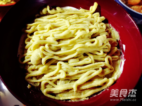 拉面蛋糕的做法步骤:13