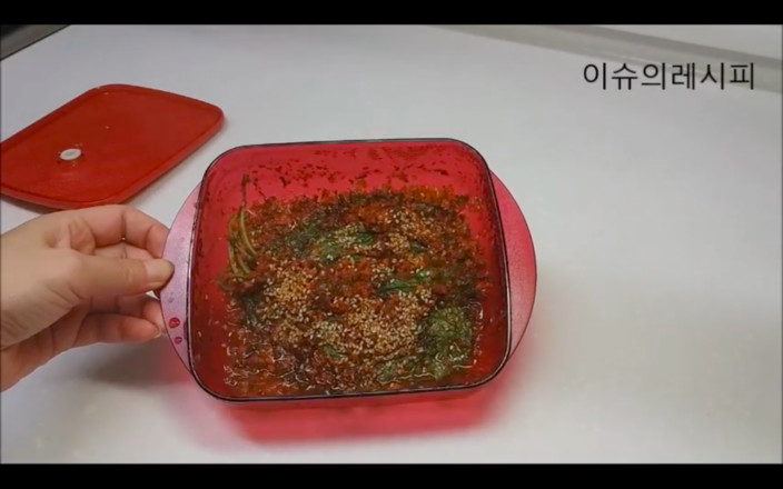 苏子叶炖菜（微波炉菜谱）的做法步骤：6