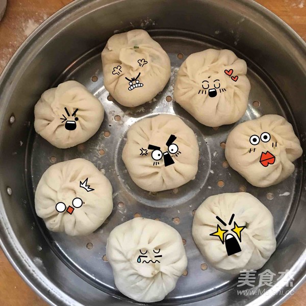 韭菜猪肉包子的做法步骤:6