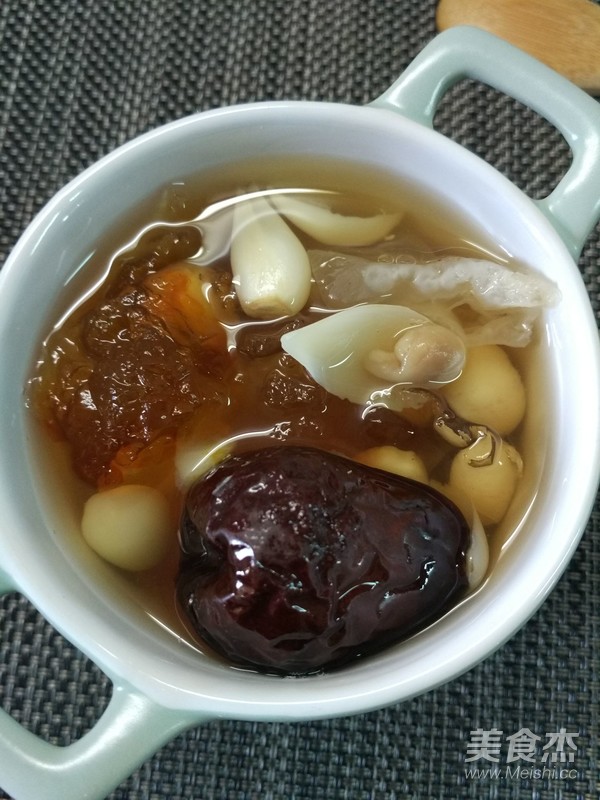 桃胶养颜汤的做法步骤:5