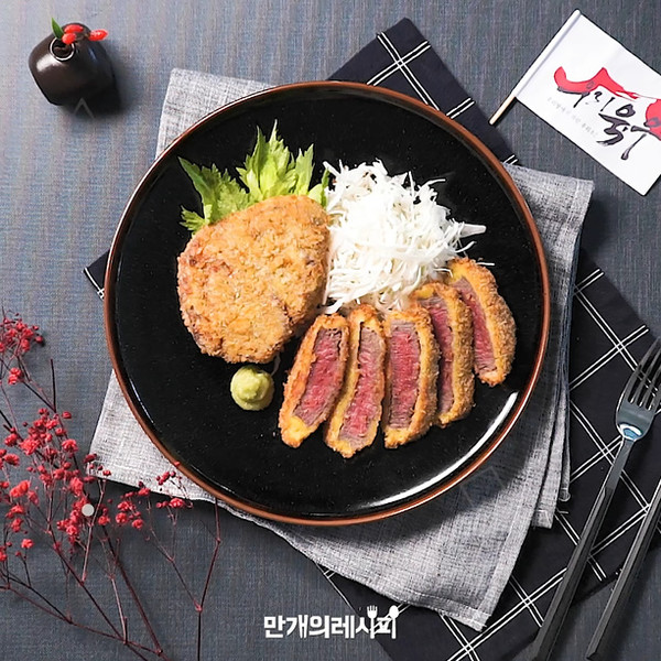 炸牛排的做法步骤：6