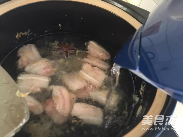 猪肉炖白菜干豆腐的做法步骤:4