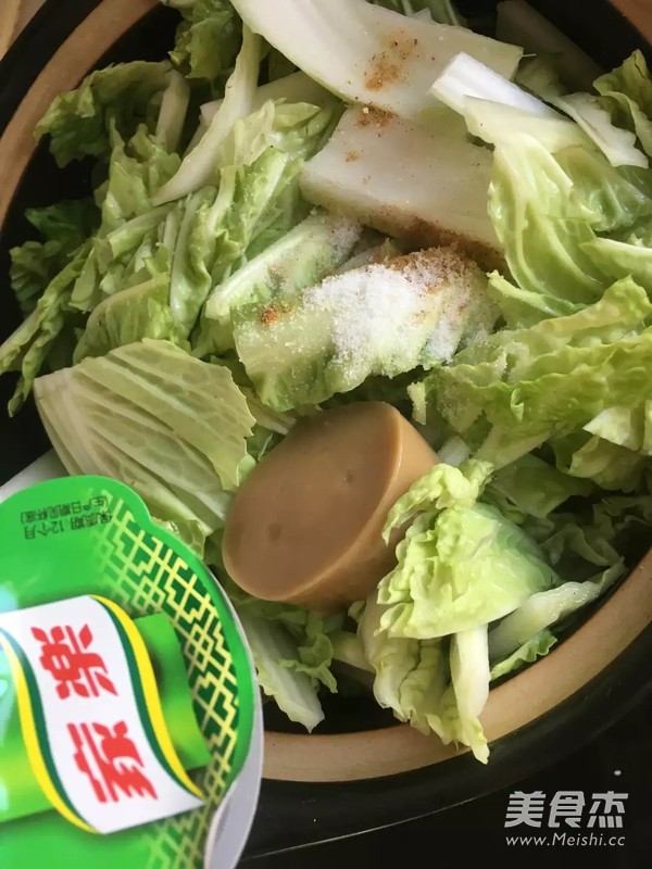 猪肉炖白菜干豆腐的做法步骤:8