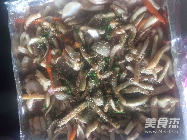 香烤鱿鱼的做法步骤：5