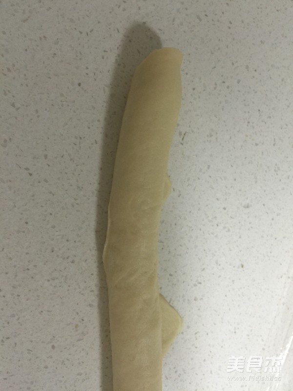 香葱沙拉香肠面包的做法步骤:11