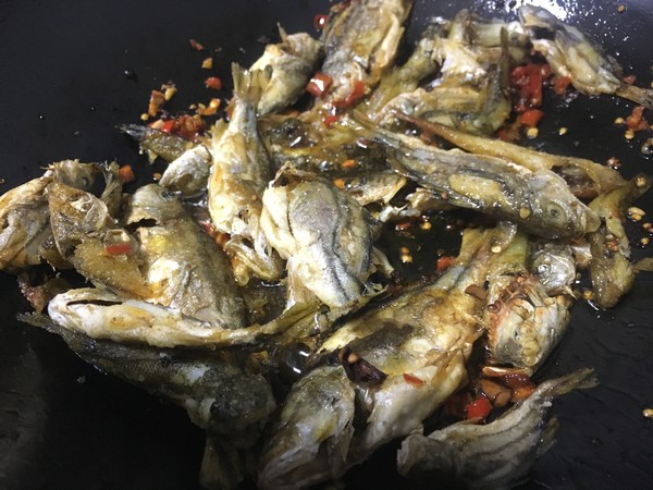 香煎花身鸡鱼的做法步骤:9