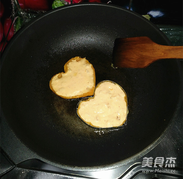 辣白菜南瓜饼的做法步骤:8