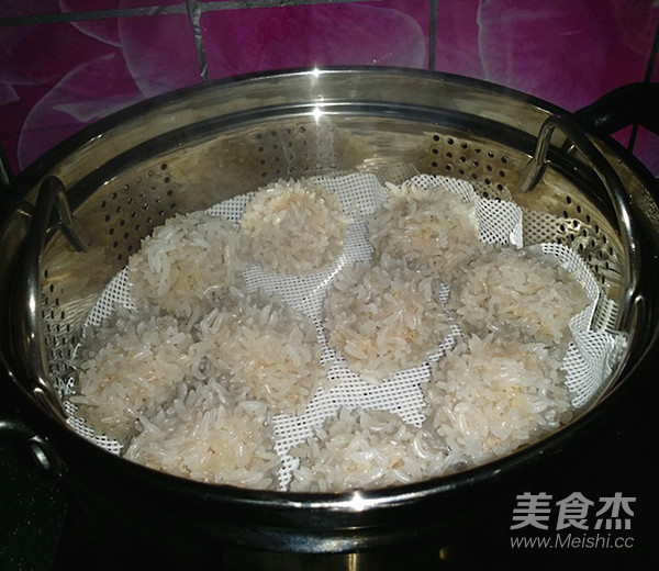 莲藕猪肉珍珠丸的做法步骤:10