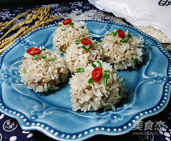 莲藕猪肉珍珠丸的做法步骤:13
