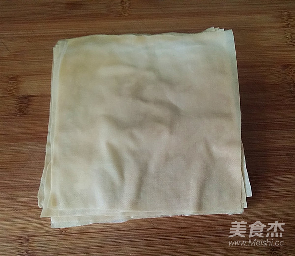 千张猪肉卷的做法步骤:6