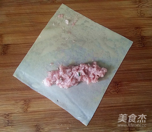 千张猪肉卷的做法步骤:7