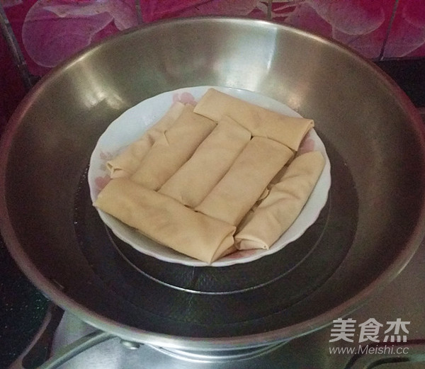 千张猪肉卷的做法步骤:10