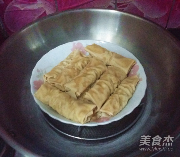 千张猪肉卷的做法步骤:11