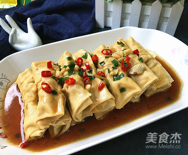 千张猪肉卷的做法步骤:15
