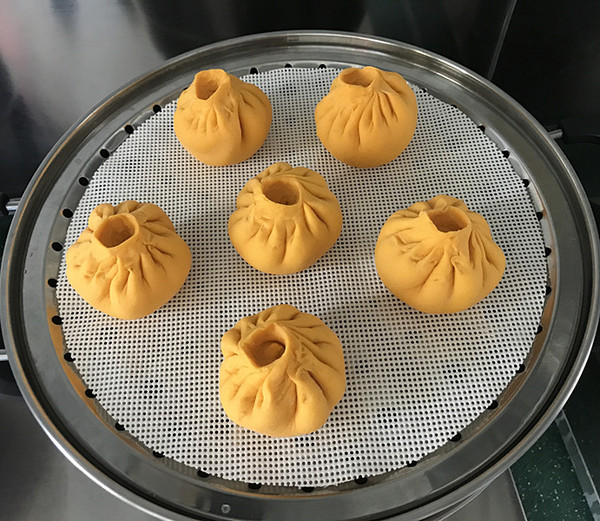 南瓜豆沙包的做法步骤:10