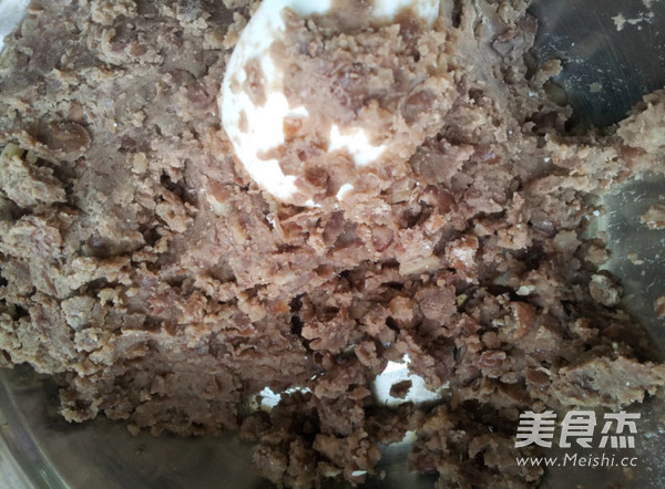 花芸豆馅的糯米饼的做法步骤:5