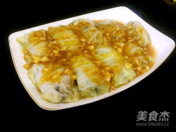 翡翠白菜卷的做法步骤:9