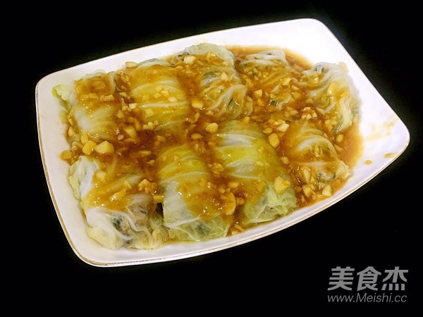翡翠白菜卷的做法步骤:10