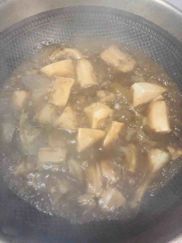红烧豆腐鱼的做法步骤:9
