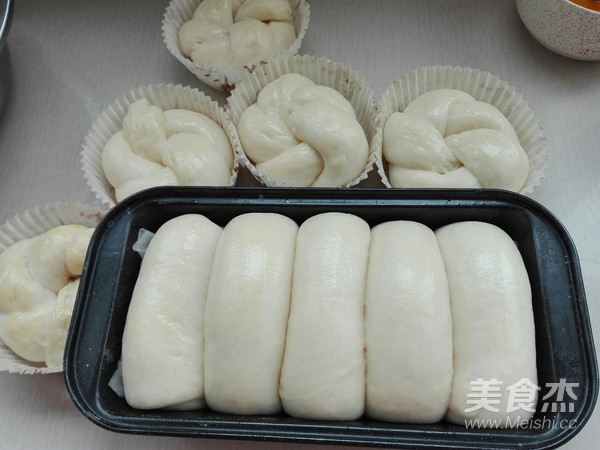 奶香松软烫种面包的做法步骤:10