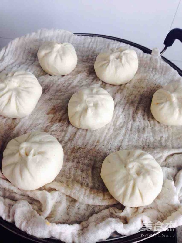 腊肉香菇包子的做法步骤:10
