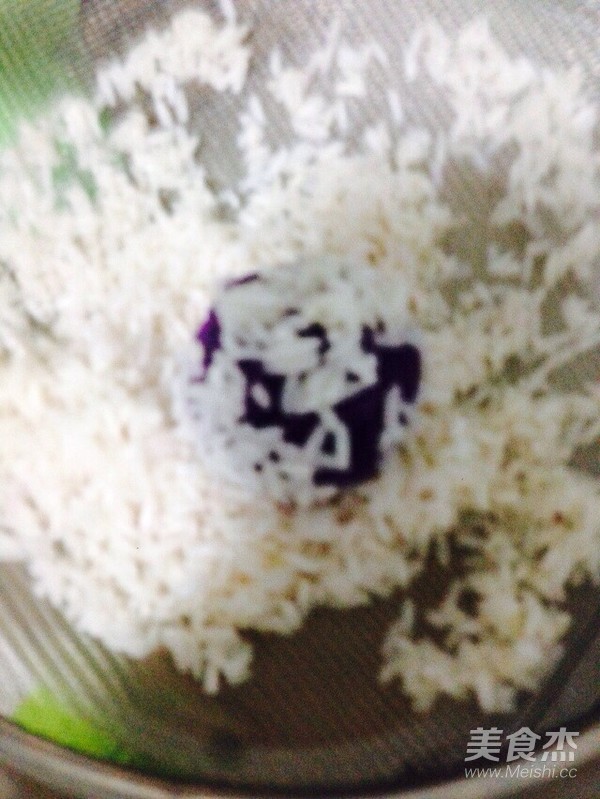 芒果紫薯糯米丸子的做法步骤：8