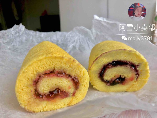 蛋糕卷的做法步骤:18