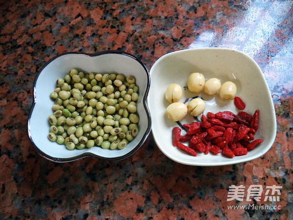 山药莲子枸杞豆浆的做法步骤:3