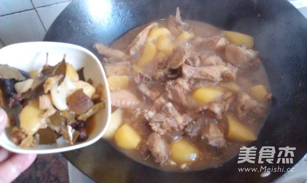 大盘鸡的做法步骤:9