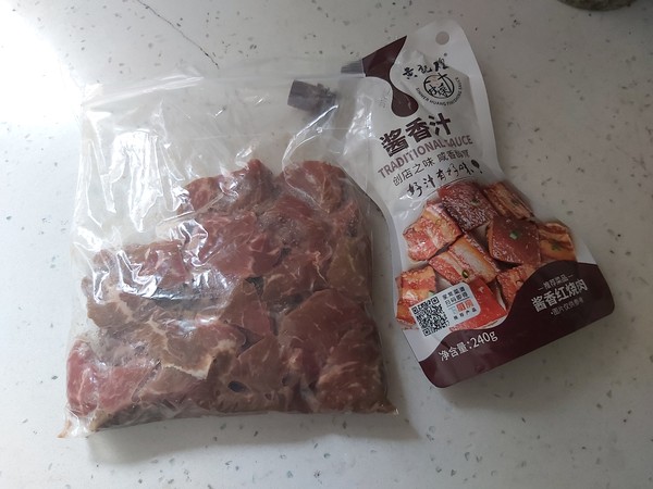 酱汁牛肉的做法步骤：2