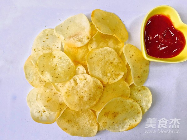 烤薯片的做法步骤:10