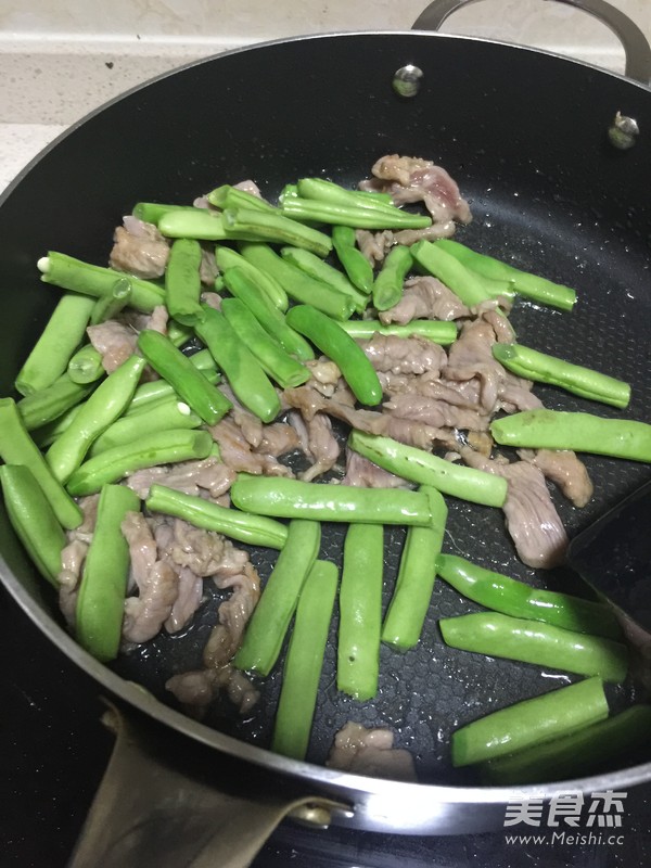 豆角焖面的做法步骤:4