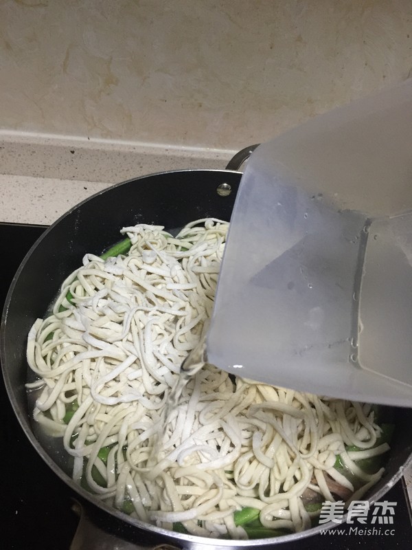 豆角焖面的做法步骤:6