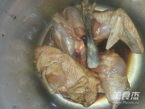 自创盐焗鸡的做法步骤：3