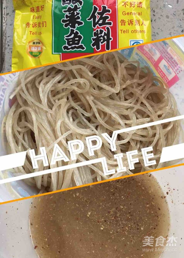 酸菜粉条的做法步骤：1