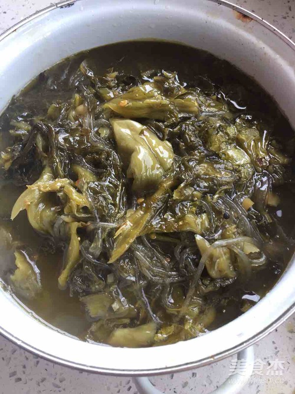 酸菜粉条的做法步骤:7