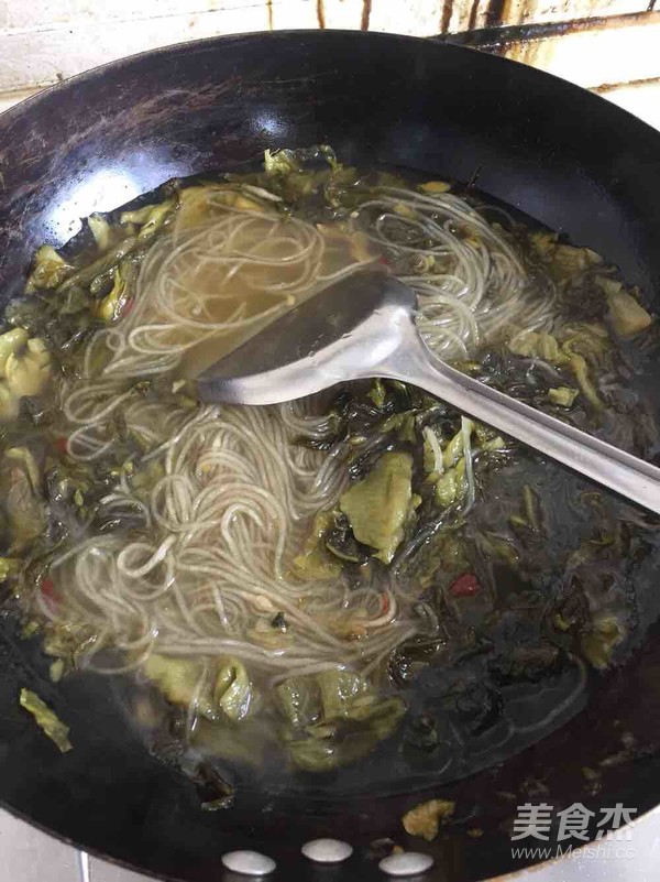 酸菜粉条的做法步骤:4