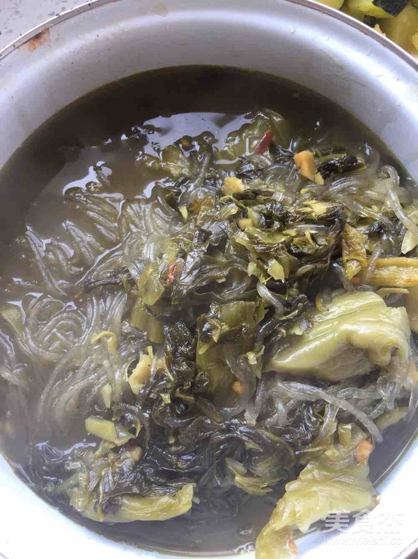 酸菜粉条的做法步骤:5
