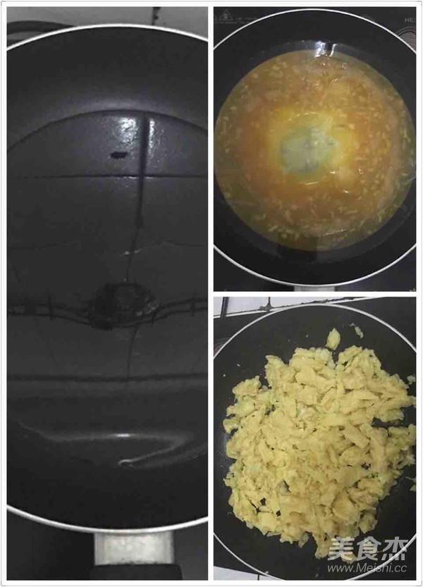 赛螃蟹（炒鸡蛋）的做法步骤：5