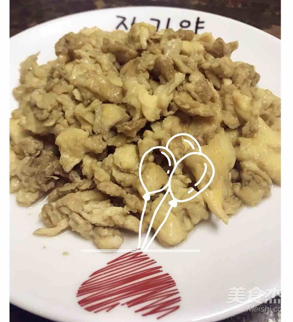 赛螃蟹（炒鸡蛋）的做法步骤：5