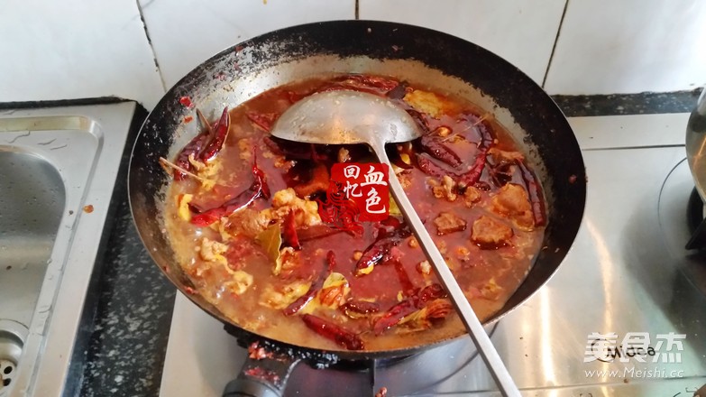 牛肉面佐料之香辣牛肉的做法步骤：7