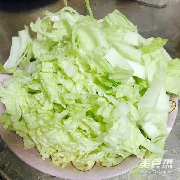 鸡蛋白菜豆腐汤的做法步骤：4