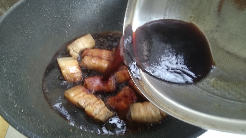 家常柠檬红烧肉的做法步骤:11