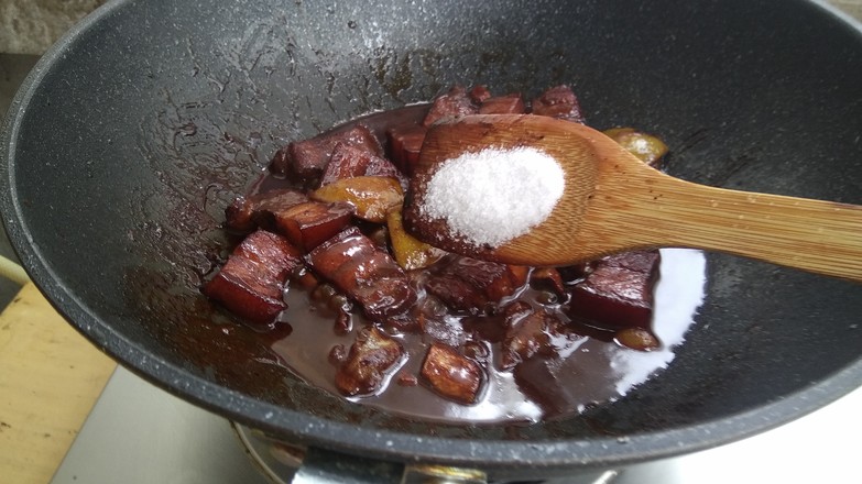 家常柠檬红烧肉的做法步骤:14